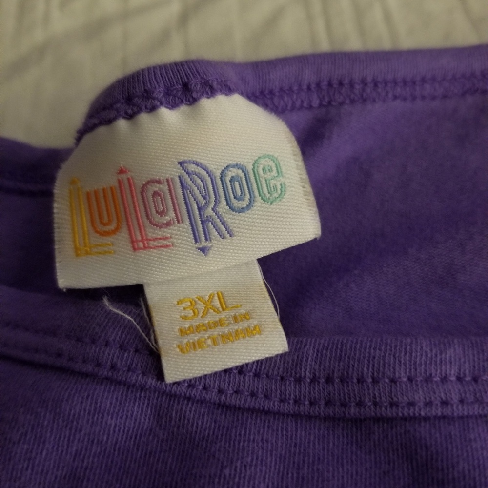 LulaRoe 3xl purple Irma